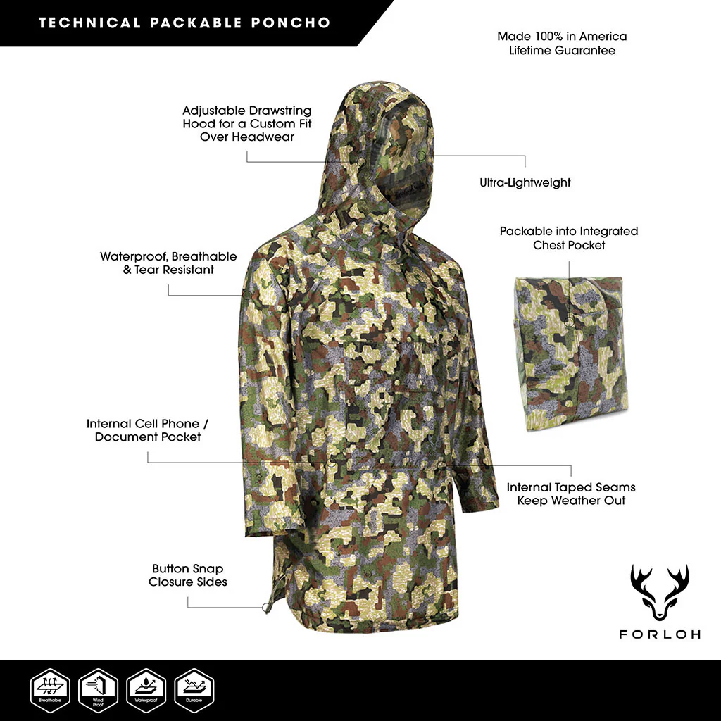 Technical Packable Poncho 7 Technical Packable Poncho