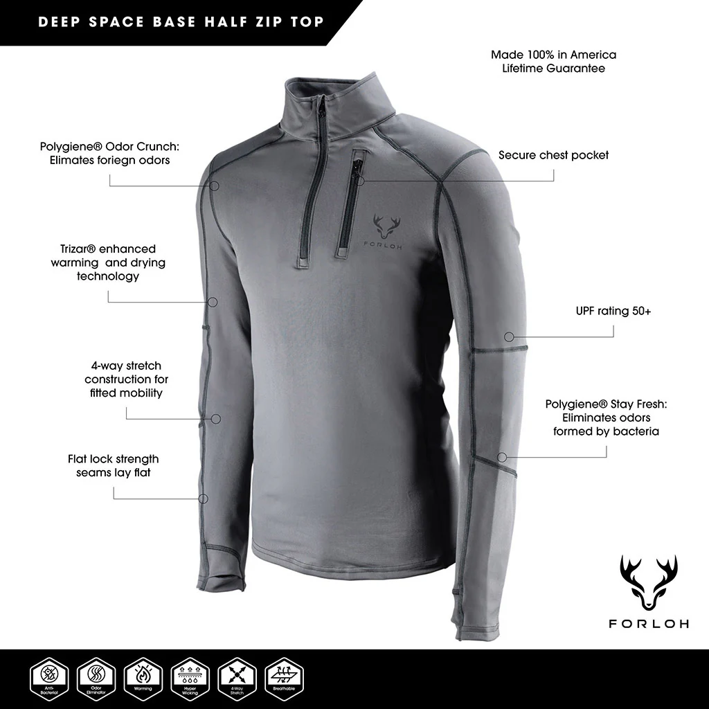 Men's Deep Space Half Zip 3 Men's Deep Space Half Zip