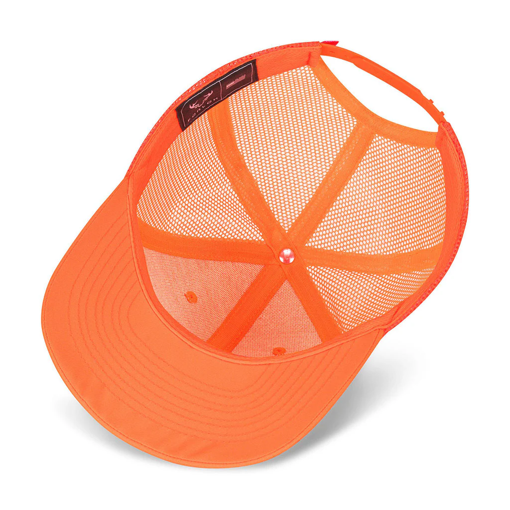 Blaze Orange Mesh Hat