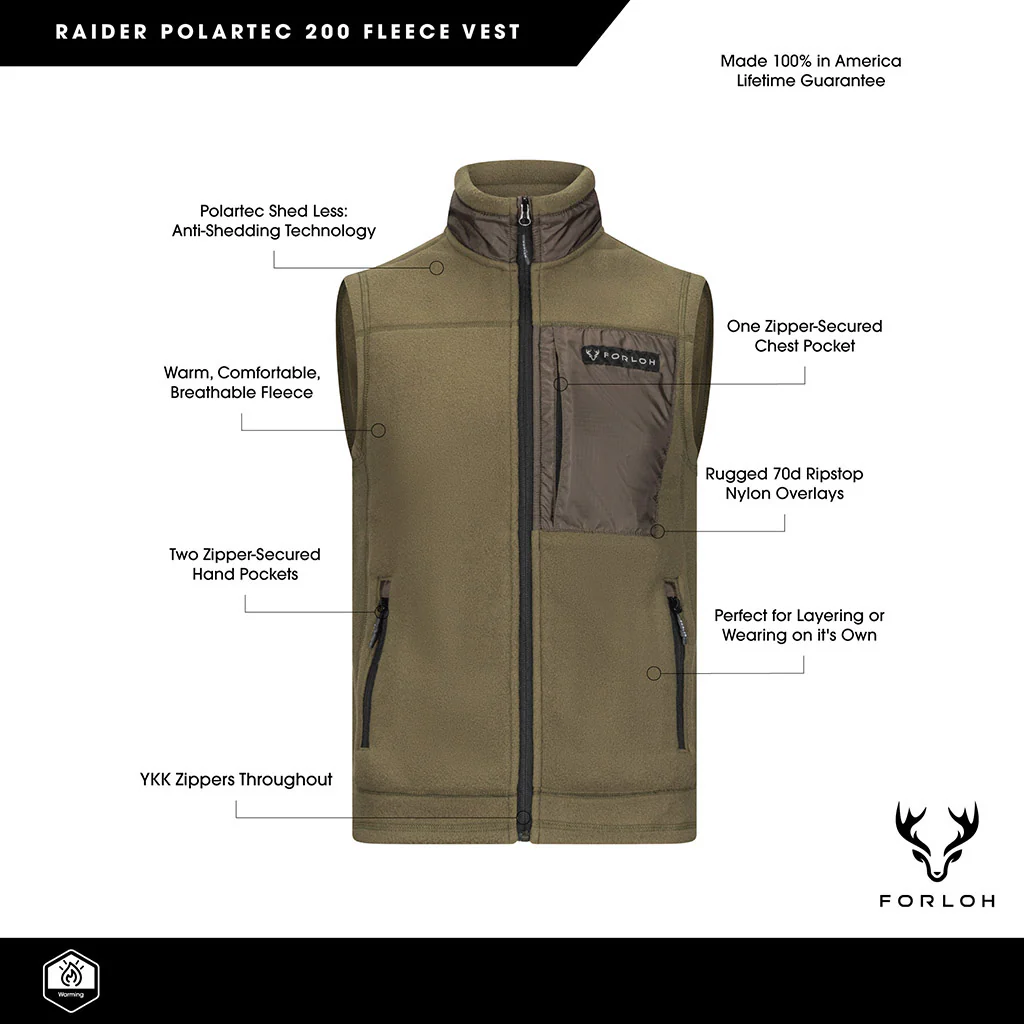 Men's Raider Fleece Vest 3 Men's Raider Fleece Vest